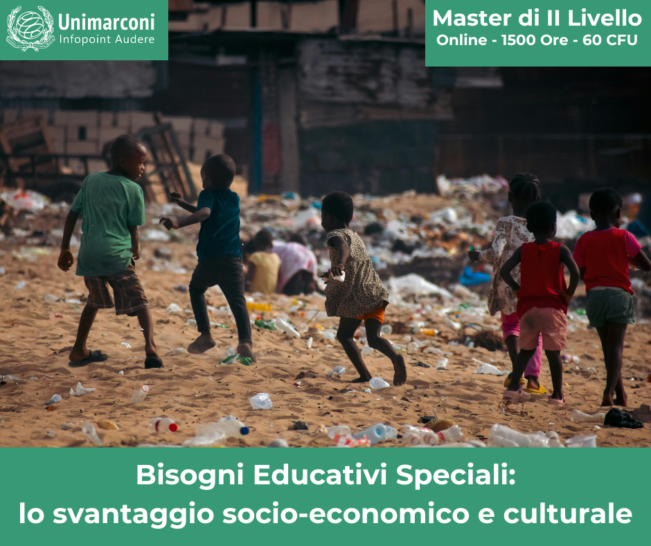 Master scuola unimarconi BES lo svantaggio socio economico e culturale
