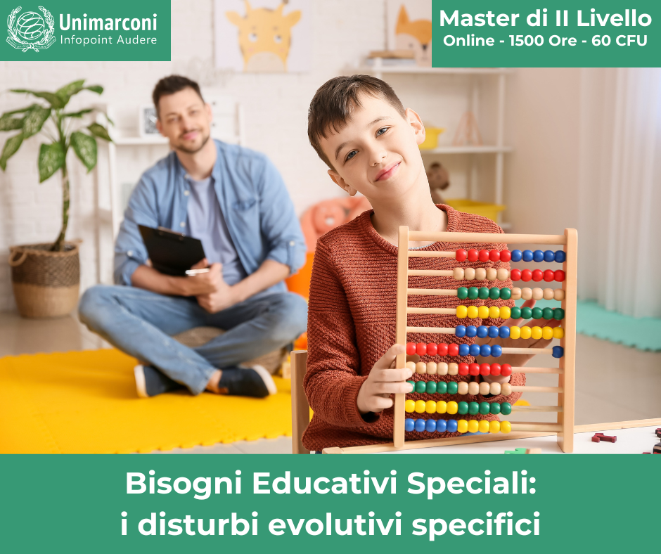 master scuola unimarconi bes i disturbi evolutivi specifici