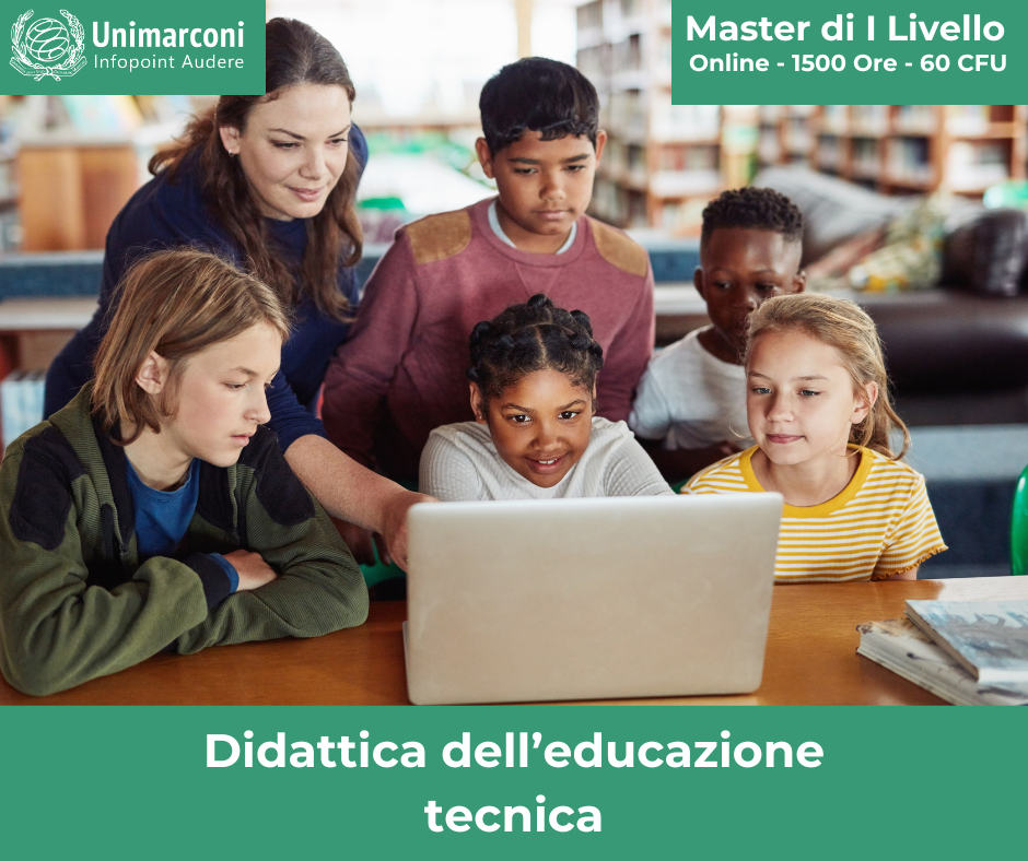 master scuola unimarconi didattica dell educazione tecnica