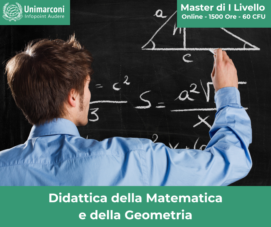 master scuola unimarconi didattica della matematica e della geometria