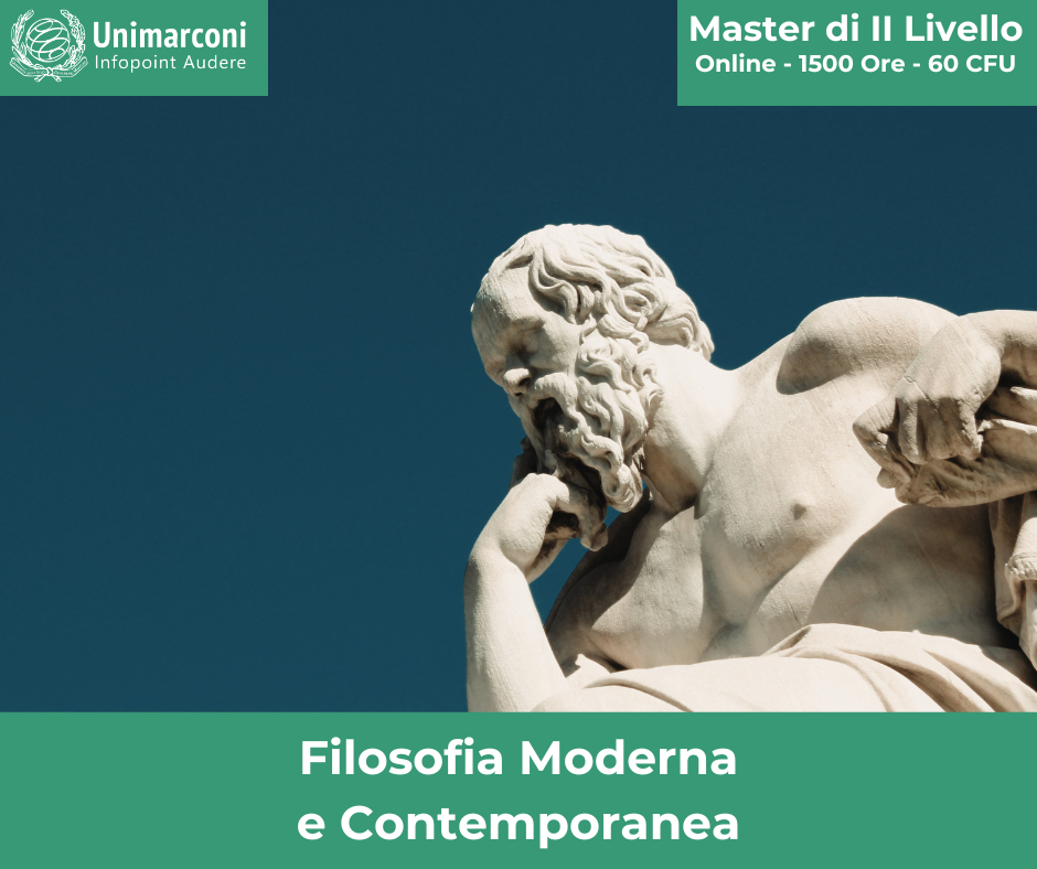 master scuola unimarconi filosofia moderna e contemporanea