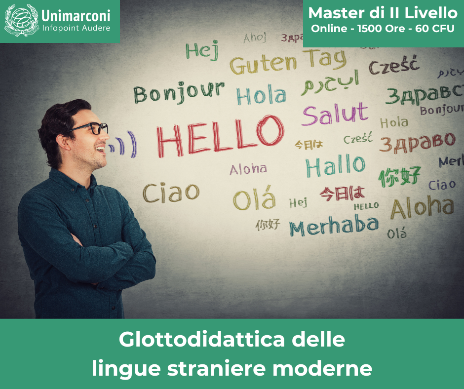 master scuola unimarconi glottodidattica delle lingue straniere moderne