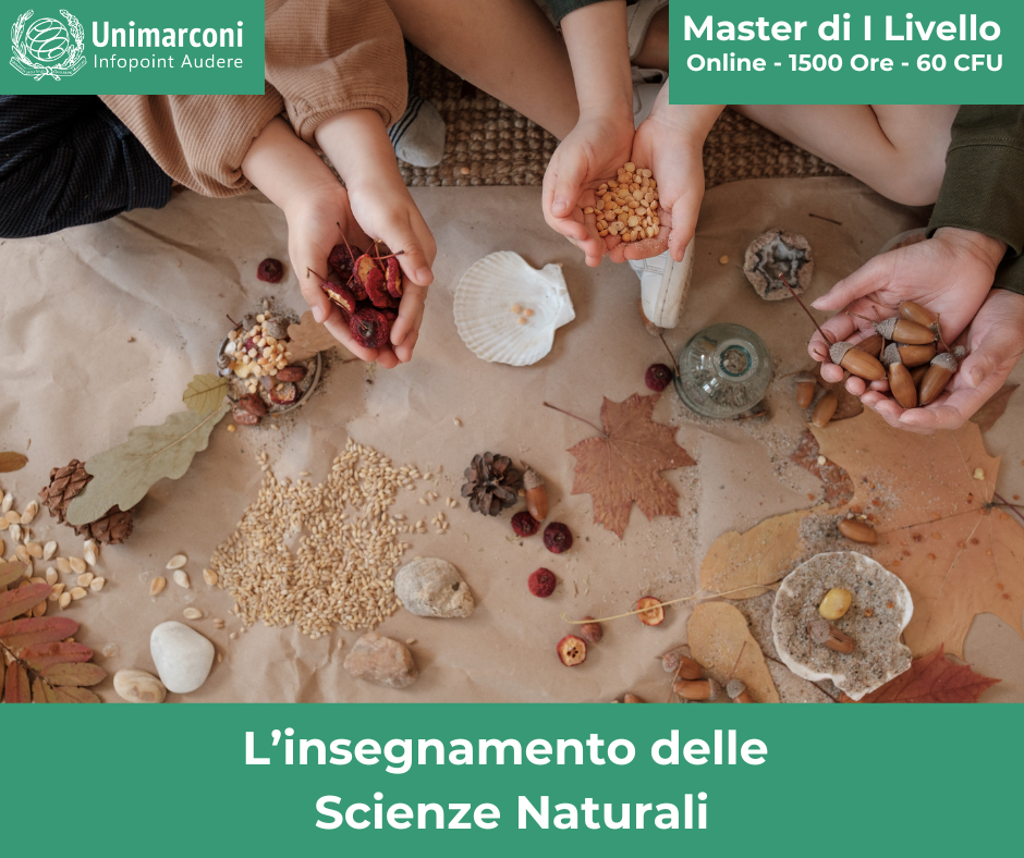master scuola unimarconi l insegnamento delle scienze naturali