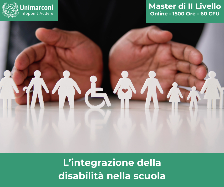 master scuola unimarconi l integrazione della disabilità nella scuola