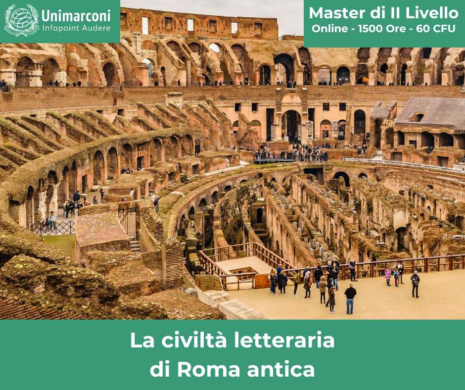 master scuola unimarconi la civilta letteraria di roma antica