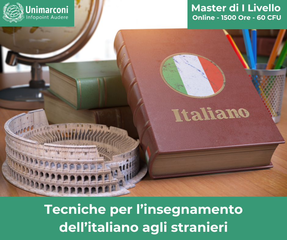 master scuola unimarconi tecniche per l insegnamento dell italiano agli stranieri