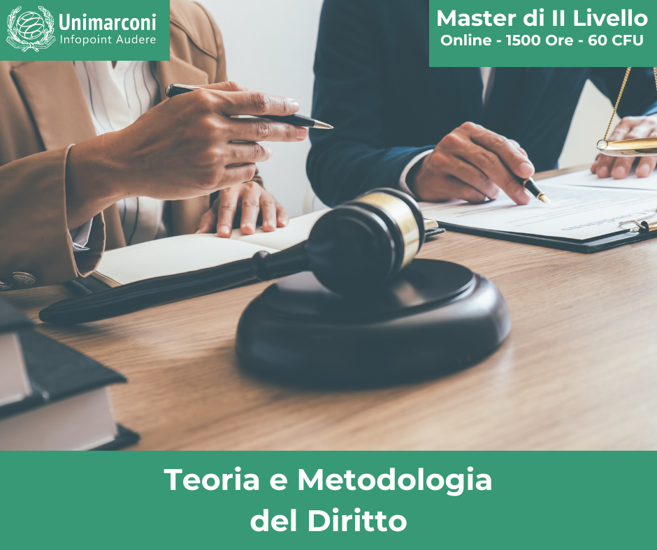 master scuola unimarconi teoria e metodologia del diritto