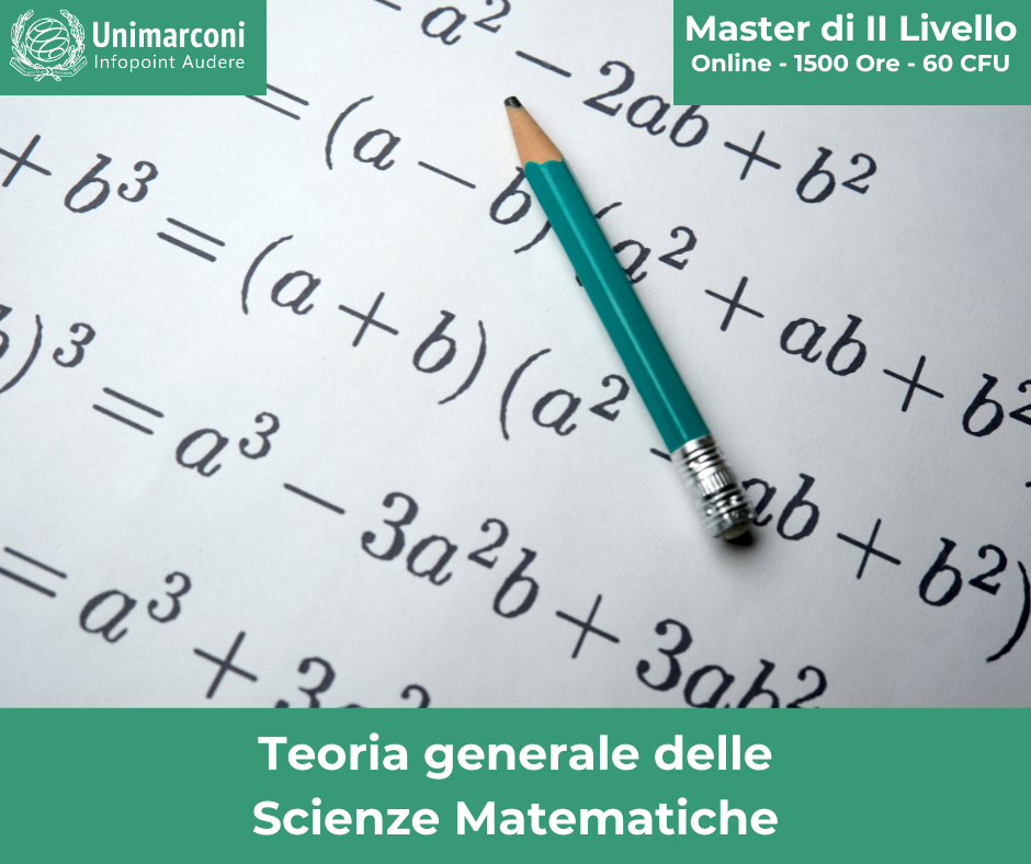 master scuola unimarconi teoria generale delle scienze matematiche